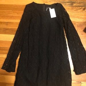 HM black lace shift